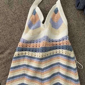Crochet Halter Dress